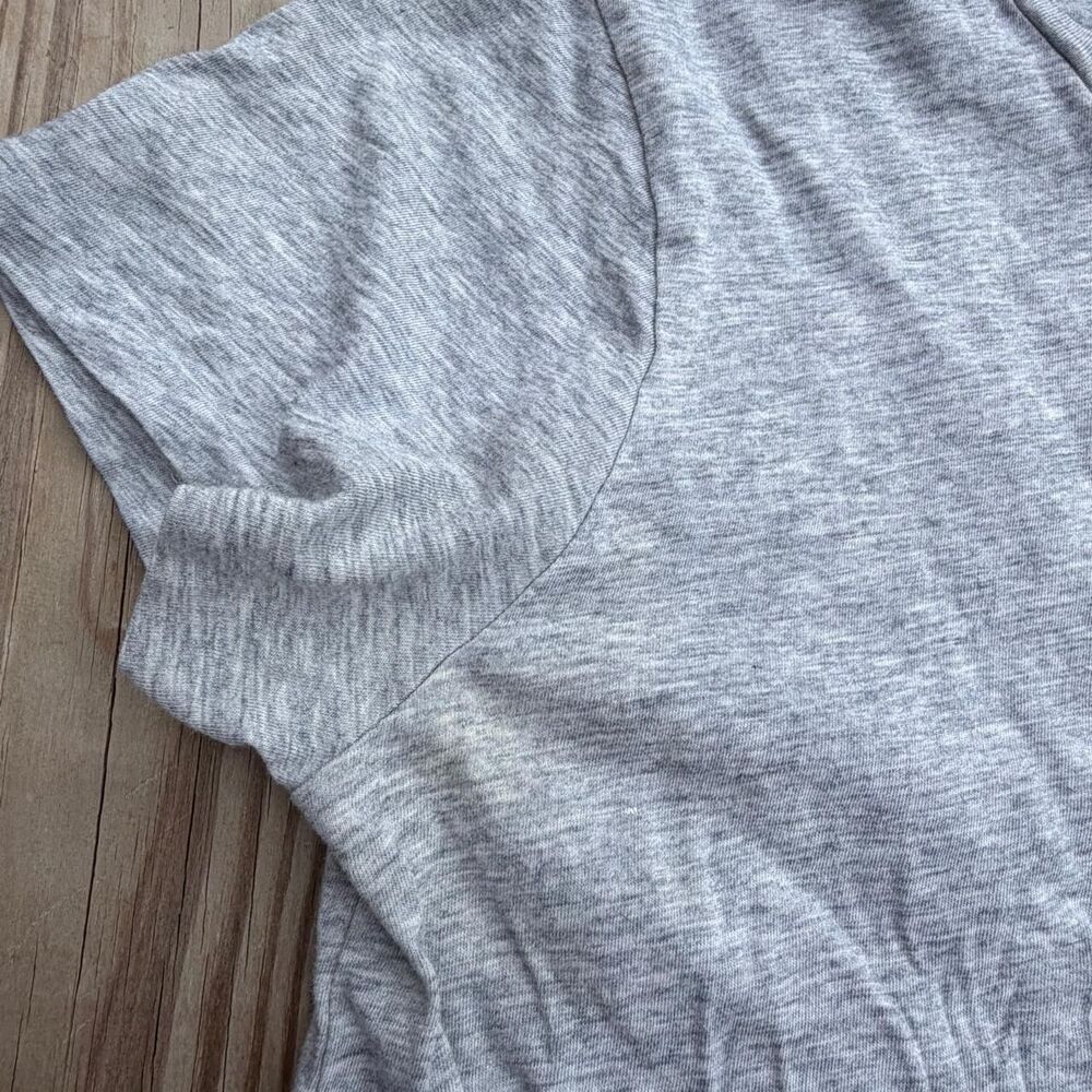 Ralph-lauren Sport Women's Large Grey Shirt Pink Pony - Picture 6 of 6